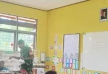 Babinsa Kawal Distribusi MBG Sekolah di Rote Ndao