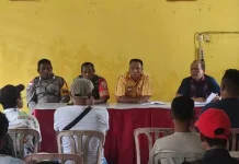 Babinsa Koramil 01 Loli Hadiri Mediasi Sengketa Tanah