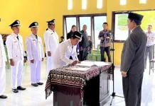 Camat Lobalain Tekankan Amanah Jabatan Pj Kepala Desa