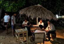 Patroli Malam, Polsek Rote Barat Perkuat Edukasi Kamtibmas