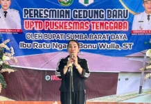 Peresmian Gedung Baru Puskesmas Tanggaba Wewewa Tengah