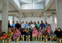 Kepedulian di Bulan Penuh Berkah, 75 Jamaah Terima Bingkisan Ramadan