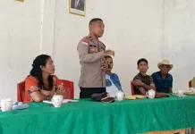 Polsek Karera Sosialisasi Cegah Tambang Emas Ilegal
