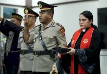 Kapolresta Pimpin Sertijab Dua Perwira Polresta Kupang Kota