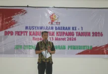 Sekda Kabupaten Kupang Buka Musda FKPTT Pertama