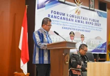 Bupati Kupang Buka Konsultasi Publik RKPD 2027