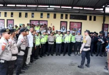Perkuat Pelayanan Idulfitri 1447H Polresta Kupang Terima 195 Personel BKO