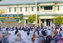 Jamaah Padati Korem Wirasakti, Rayakan Kemenangan Idulfitri