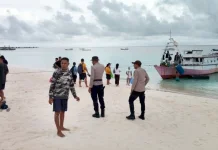 Polri Jaga Kamtibmas di Pulau Ndao