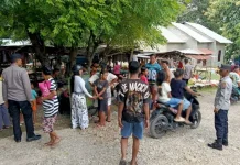 Aktifitas Warga di Pasar Tradisional Sakubatun Dipastikan Aman