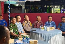 Kasdim 1601/Sumba Timur Ikuti Zoom Bersama Kapolda Bahas Pengamanan Lebaran