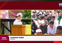 Khotib Ahmad Idris Mengajak Umat Menjaga Kesucian Diri