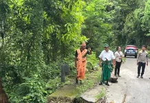 Wagub NTT Tinjau Jalan Longsor di Sumba Barat