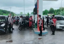 Pantau Aktifitas Warga di Ruang Publik, Keamanan SPBU Longgo Dijaga