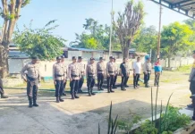 Wakapolres Sidak Polsek Rote Barat Laut, Tekankan Disiplin Personel