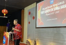 Ketua PSMTI Sumba Barat Sampaikan Harapan Kebersamaan