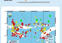 139 Gempa Tercatat di NTT, Mayoritas Tidak Dirasakan