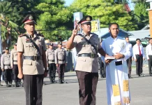 Kasat Intelkam Polres Sumba Timur Resmi Berganti Jabatan
