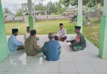 Babinsa Pererat Hubungan TNI dan Tokoh Agama