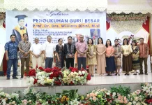 Hadiri Syukuran Pengukuhan Guru Besar, Wagub NTT: Kontribusi SDM
