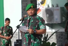 Kodim 1629 SBD Upacara Penyambutan Kasdim Baru