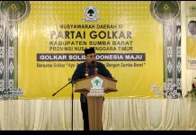 Bupati Sumba Barat Apresiasi Musda Golkar Tingkat Kabupaten