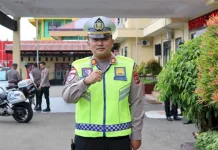 Pelajar SMA Katolik Giovani Diminta Tertib Berlalu Lintas.