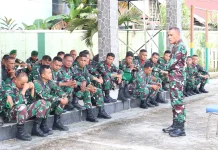 Dandim Sumba Barat Tekankan Disiplin Prajurit TNI AD