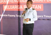 Bupati Kupang Hadiri Kick Off Renovasi Rumah Warga Rentan