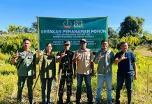 Kodim Sumba Barat Tanam Pohon Rayakan HUT Persit