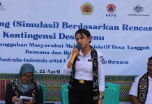 Wakil Bupati Kupang Hadiri Simulasi Kampung Siaga Bencana di Takari