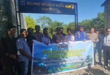 Polda NTT Bangun Jalan Setapak di Kawasan Wisata Gua Kristal Kupang