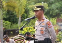 Pimpin Apel, Wakapolres Tekankan Disiplin Personel