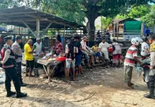 Pengamanan Humanis, Pasar Ufalen Berjalan Kondusif
