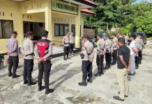 Sidak ke Polsek Pantai Baru, Wakapolres Ingatkan Disiplin Personel