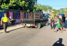 Satlantas Polres Sumba Timur Gencarkan Gatur Pagi Demi Kelancaran