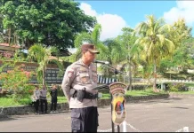 Kapolres Pimpin Upacara Korps Raport Kenaikan Pangkat Pengabdian