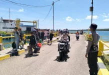 Pengamanan Pelabuhan Pantai Baru, Polisi Jaga Kenyamanan Penumpang