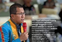 Bupati Kupang Apresiasi Pekerja di Hari Buruh 2026