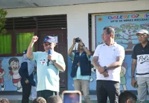 Menteri Pendidikan Kunjungan ke SD I Noelbaki
