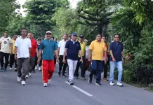 Bupati Sumba Timur Hadiri Jalan Sehat dan Cek Kesehatan Gratis May Day