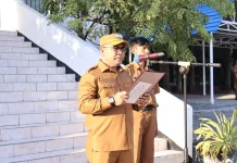 Asisten Perekonomian dan Pembangunan Setda Sumba Timur Pimpin Apel Kekuatan