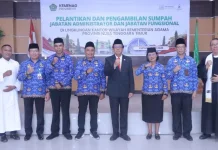 Kemenag NTT Perkuat Tata Kelola Melalui Pelantikan Pejabat