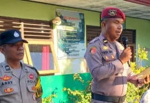 Polsek Kota Raja Tanamkan Disiplin kepada Pelajar Kupang