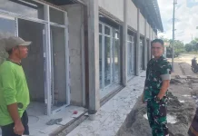 Dandim 1601/Sumba Timur Tinjau Progres Pembangunan Gerai KDKMP di Prailiu