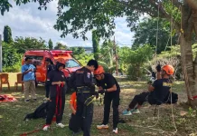 Basarnas Rote Ndao Latih Teknik Penyelamatan Medan Terjal