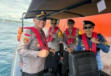 Polres Sumba Timur  dan KSOP Waingapu  Patroli Bersama Amankan Pelabuhan Waingapu