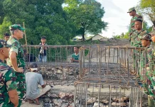 Dandim 1601/Sumba Timur Dampingi Pangdam IX/Udayana Tinjau Infrastruktur
