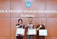 Kemenag NTT Raih Penghargaan Pengelolaan Keuangan Kanwil DJPb