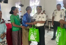 Kegiatan Sosial Lapas Baa Sentuh Lansia dan Pelajar